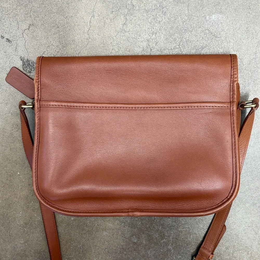 Coach 9790 City Bag INK STAIN Leather Crossbody British Tan - Picture 3 of 10